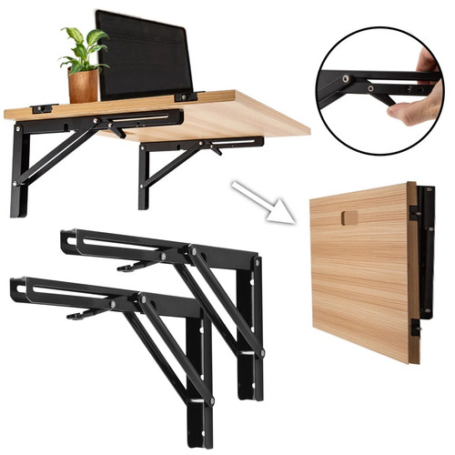 Folding shelf bracket - folding,