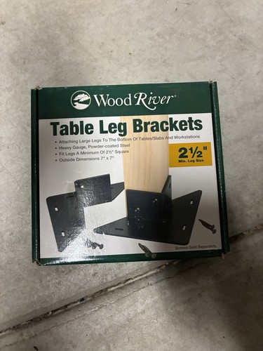 Woodriver table leg brackets - leg,