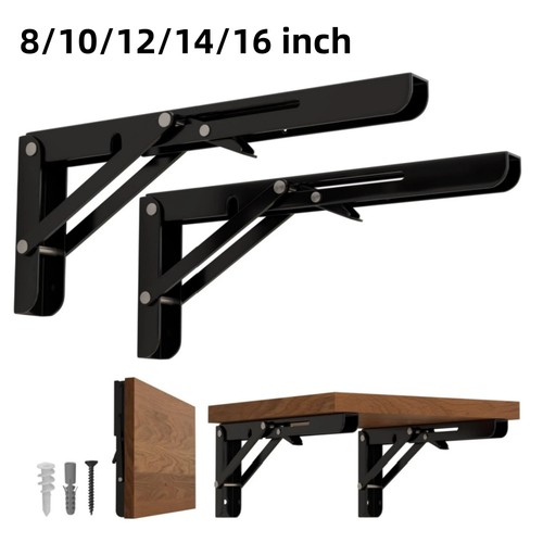Folding shelf brackets pcs - shelf, 2